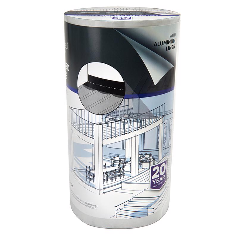 TrexSeal 11 in. W X 25 ft. L Rubber Aluminum Lined Ledger Tape Black