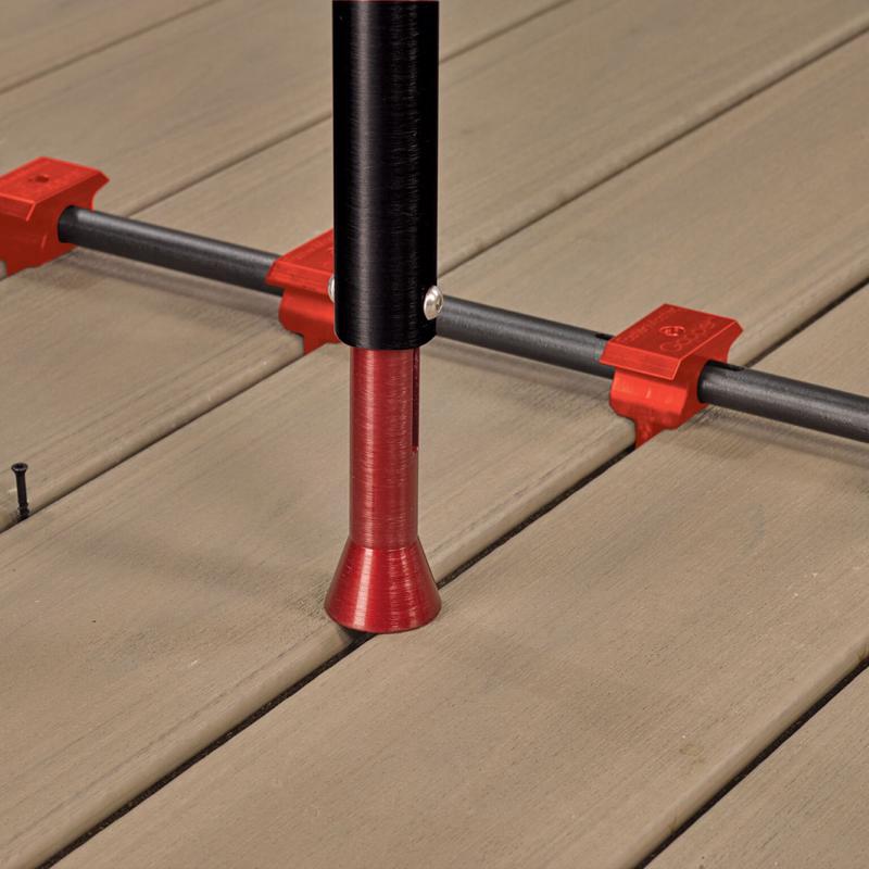 FastenMaster ZipClip No. 0 each X 32 in. L Red Torx Trim Head Hidden Fastening System 4 lb 1 each
