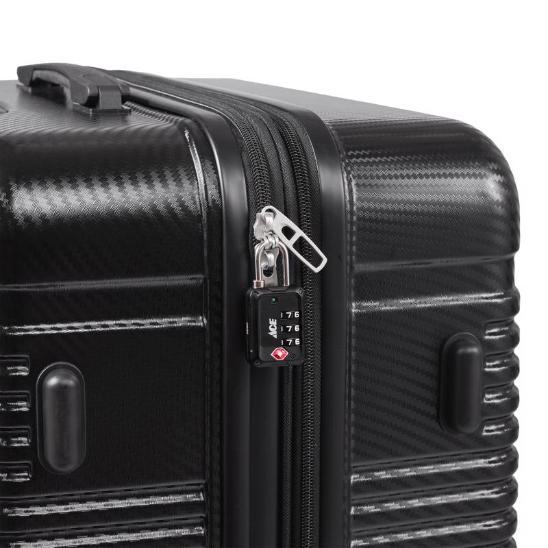 Ace 1-1/2 in. H X 1 in. W X 1/4 in. L Zinc Alloy 3-Dial Combination Luggage Lock