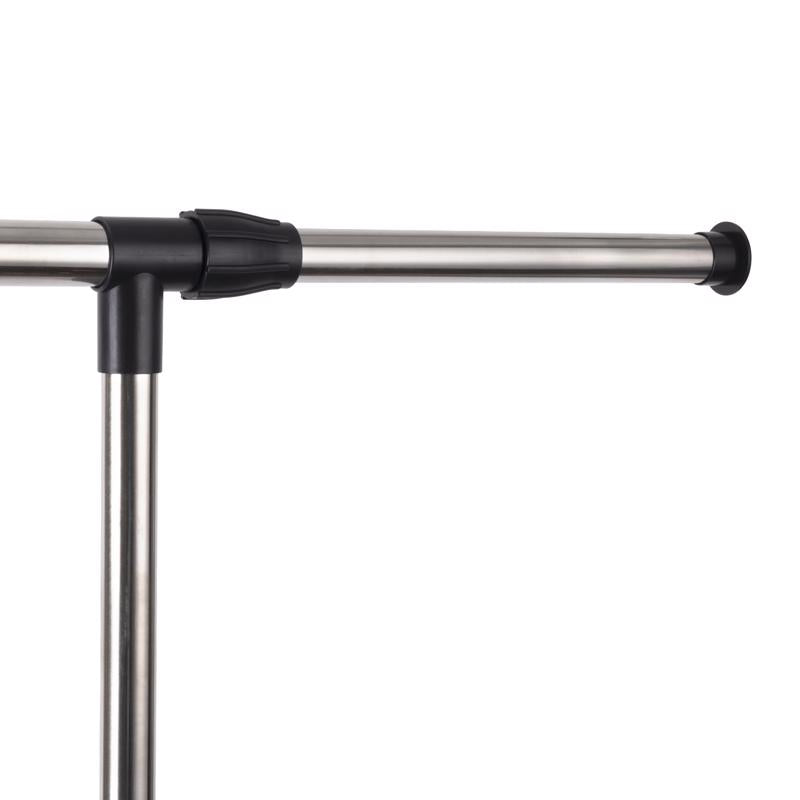 Core Home 63 in. H X 57 in. W Stainless Steel Adjustable Garment Rack