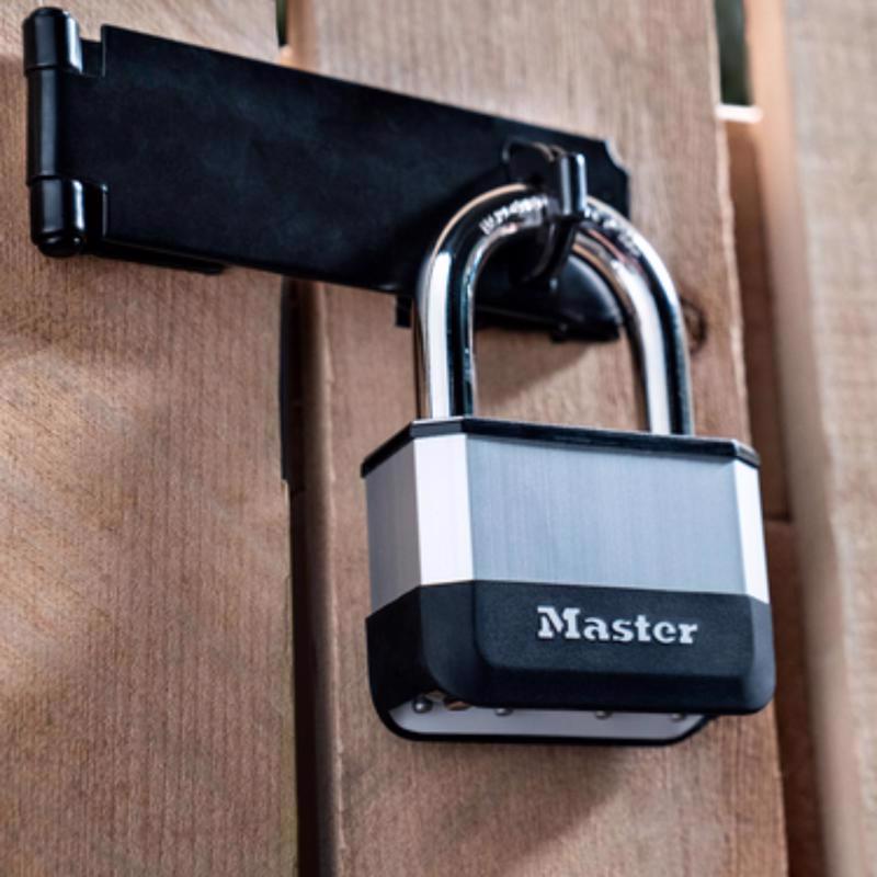 Master Lock Elite 2.625 in. W X 4 in. L Laminated Steel 5-Pin Cylinder Padlock