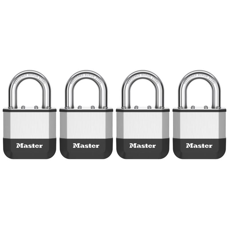 Master Lock Elite 2 in. W X 3.31 in. L Laminated Steel 5-Pin Cylinder Padlock