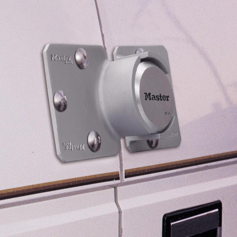 Master Lock Magnum 2-7/8 in. W X 9-1/16 in. L Steel 5-Pin Cylinder Hidden Shackle Padlock