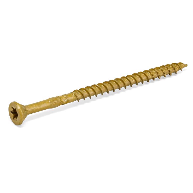 Power Pro No. 10 Ga. X 3 in. L Bronze Star Flat Head Deck Screws