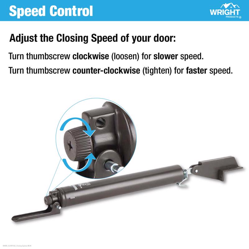 Wright Products 1-1/4 in. D X 10-11/16 in. L Bronze Steel Lanai Door Repair Kit 1 pc
