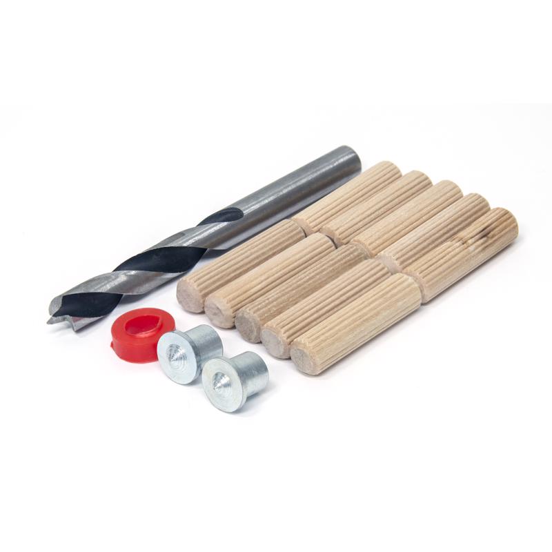 Richelieu Round Wood Dowel Kits 3/8 in. D X 1.5 in. L 14 pk Natural