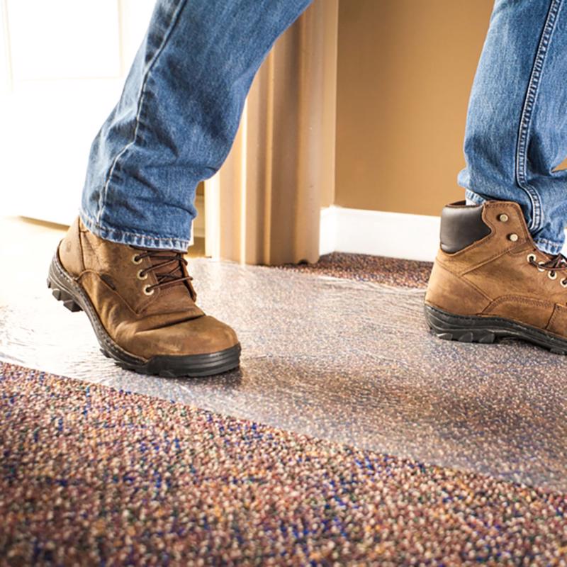 Surface Shields Carpet Shield Self-Adhering Film 3 mil X 24 in. W X 50 ft. L Polyethylene Clear