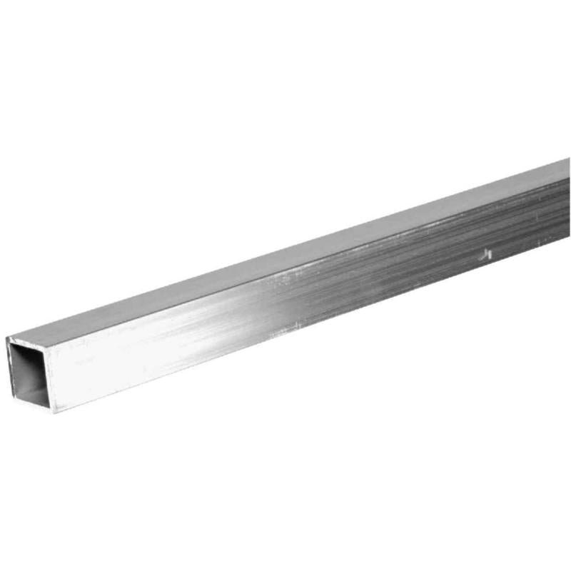 ALUM TUBE 3/4"X4' SQR