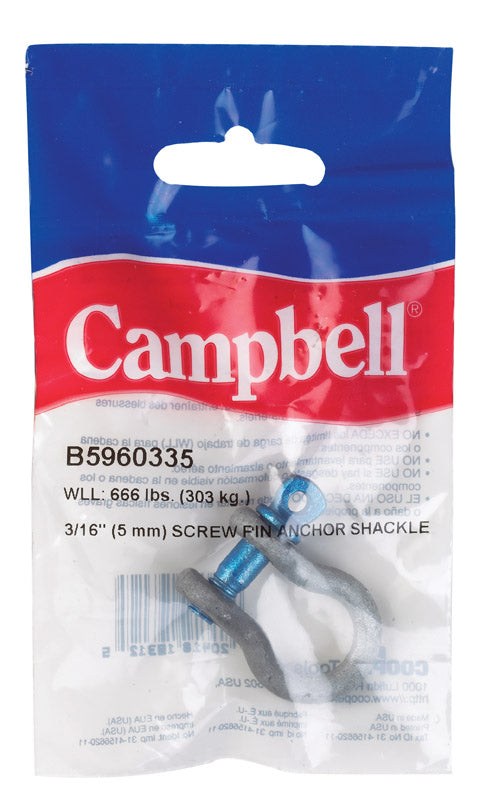 ANCHOR SHACKLE 3/16"