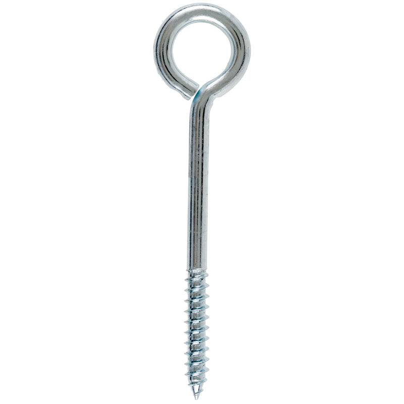 Hampton 1/4 in. X 3-3/4 in. L Zinc-Plated Steel Lag Thread Eyebolt