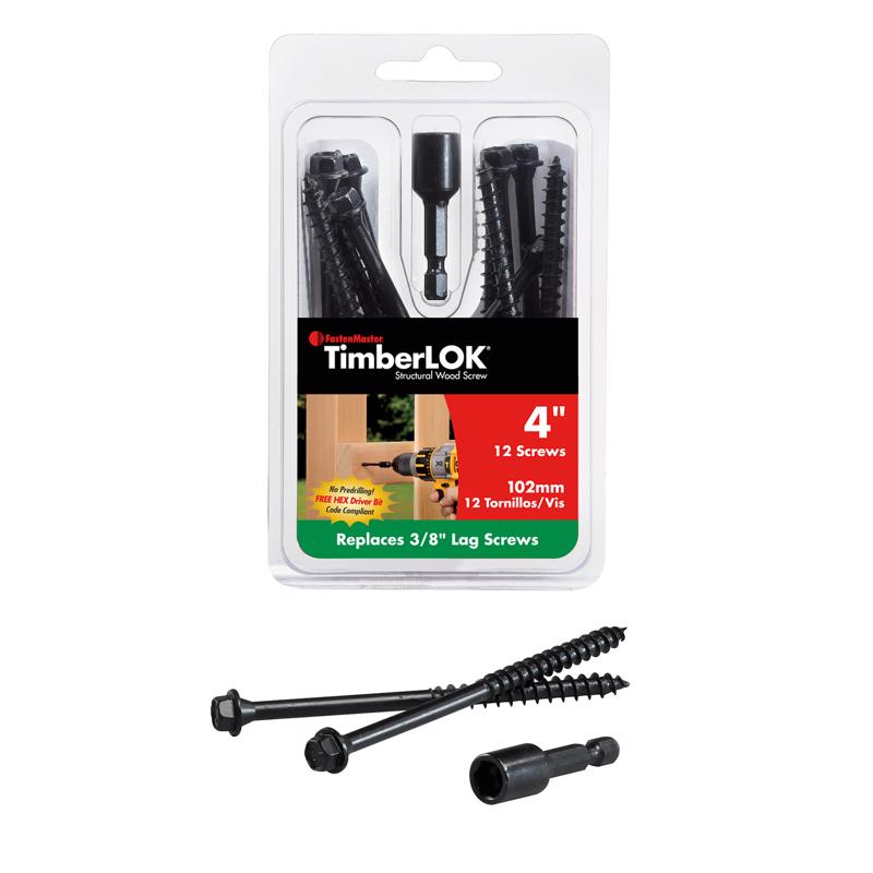 SCREW TIMBERLOK4"12BPAK
