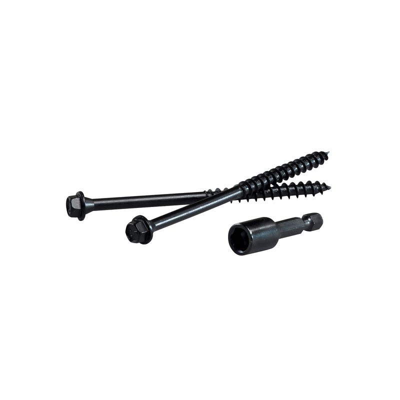 FastenMaster TimberLOK No. 10 X 8 in. L Hex Epoxy Wood Screws 12 pk