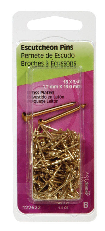 ESCUTCHEON3/4X18BRS PLTE