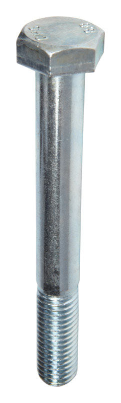 Hillman M12-1.75 mm D X 100 mm L Heat Treated Steel Hex Head Cap Screw 15 pk