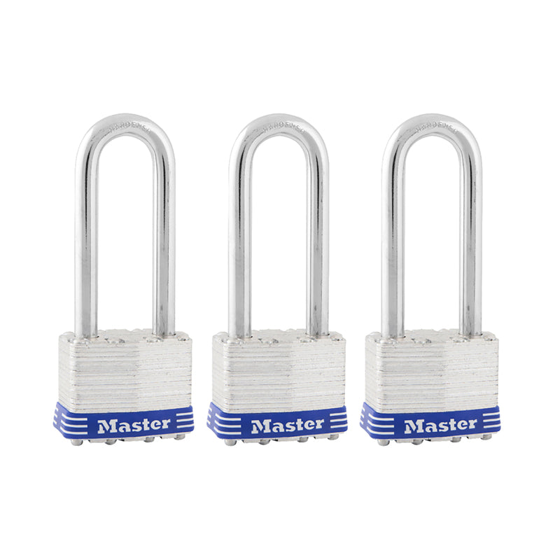 PADLOCK1-3/4"LONGSH PK3