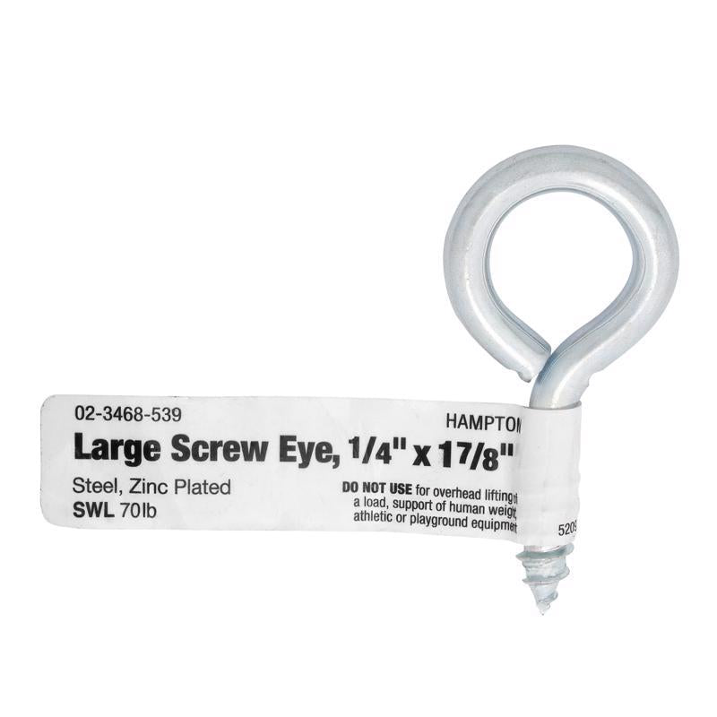 SCREWEYE LG 1/4"X1-7/8"
