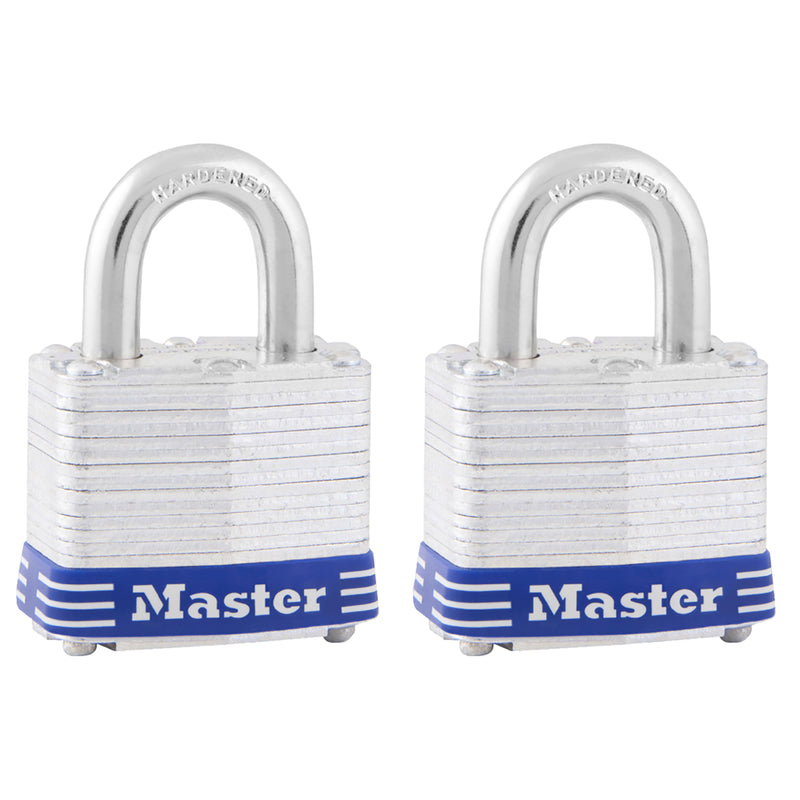 PADLOCK 1-9/16" LAM 2PK