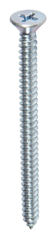 Hillman No. 10 X 2-1/2 in. L Phillips Flat Head Sheet Metal Screws 100 pk