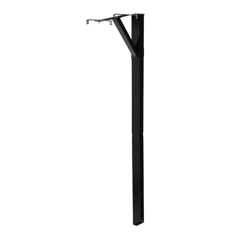 POST MAILBX STEEL BLACK