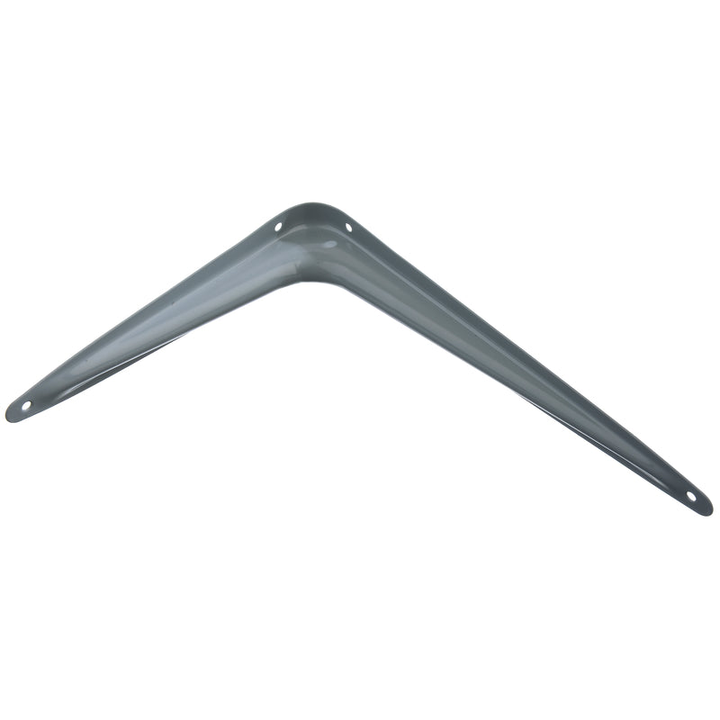 Hampton Gray Steel Shelf Support 18 Ga. 8 in. L 100 lb