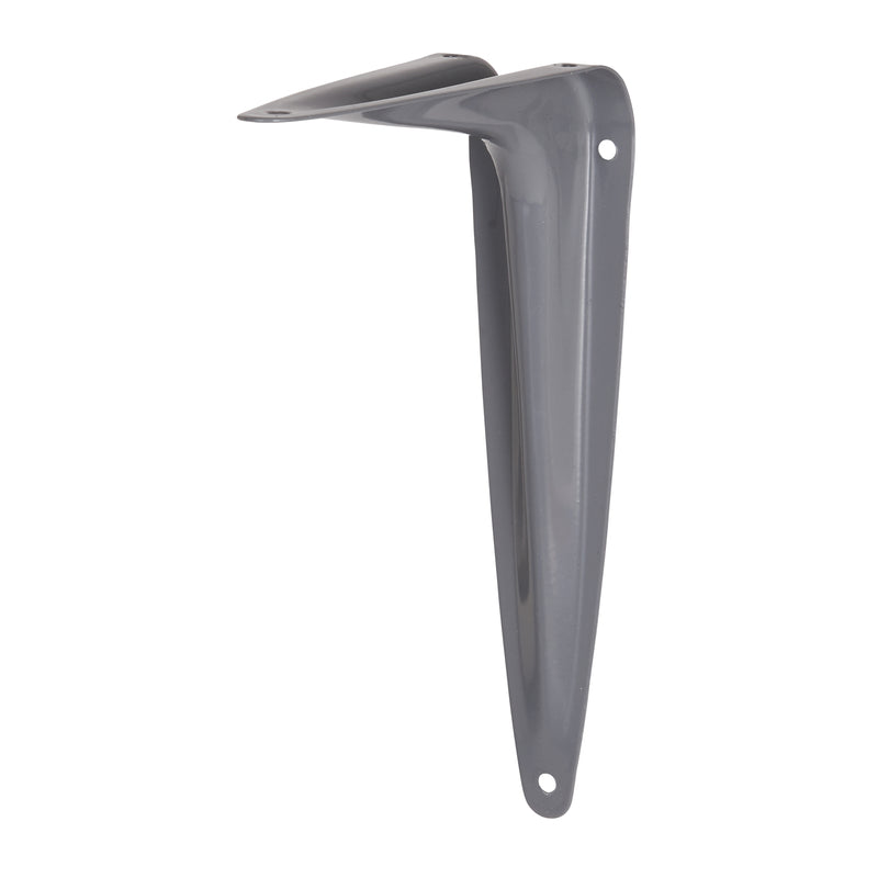 Hampton Gray Steel Shelf Support 18 Ga. 8 in. L 100 lb