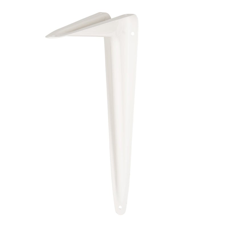 Hampton White Steel Shelf Support 18 Ga. 10 in. L 100 lb