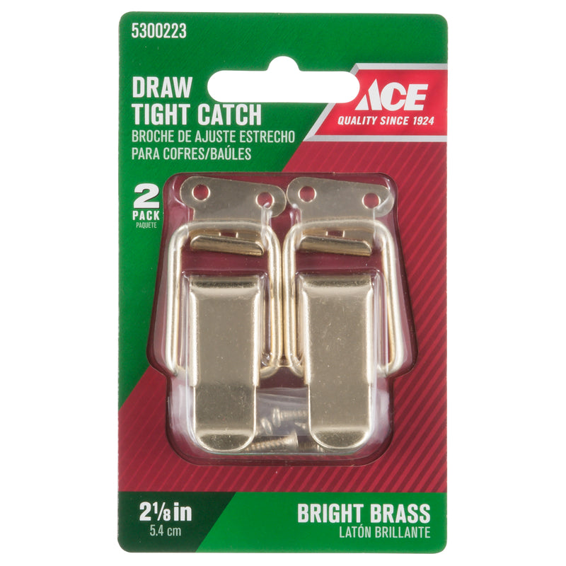 Ace Bright Zinc Drawer Catch 2 pk