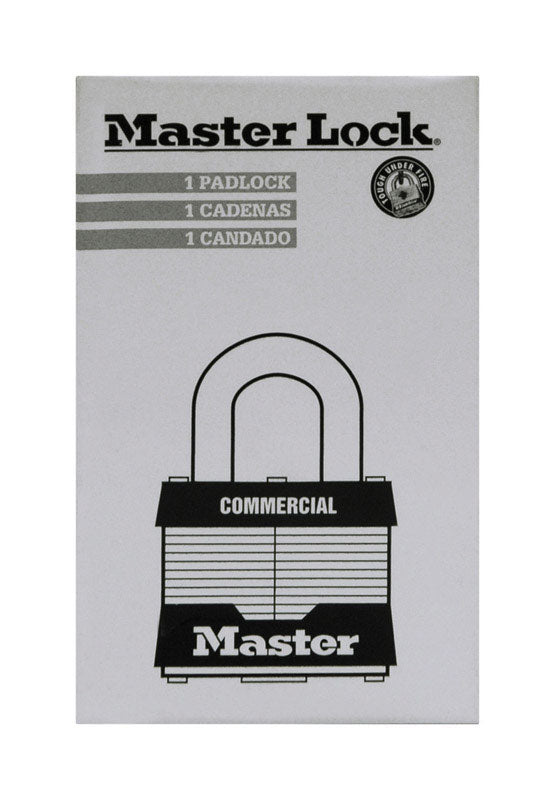Master Lock 1-1/2 in. H X 2 in. W X 7/8 in. L Steel Double Locking Padlock Keyed Alike