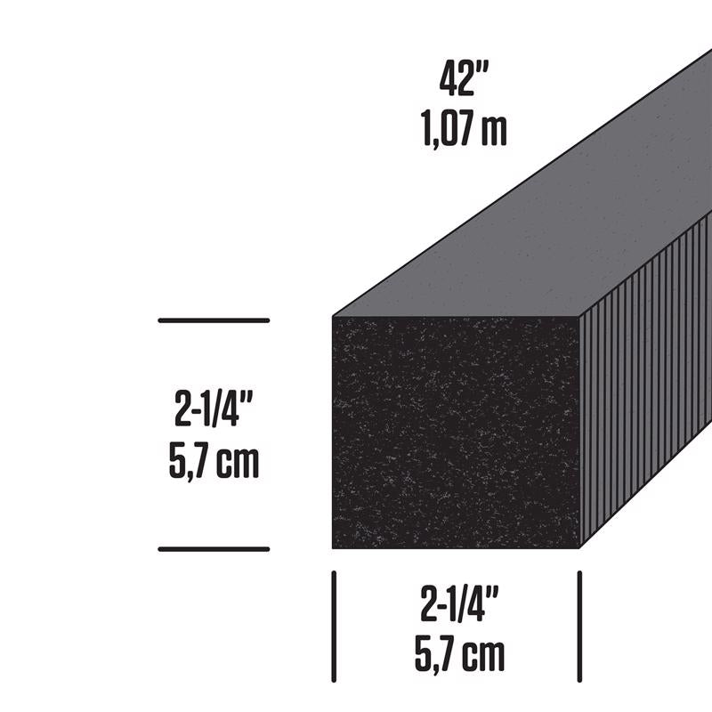 M-D Gray Foam Weatherstrip For Air Conditioners 42 in. L X 2-1/4 in.