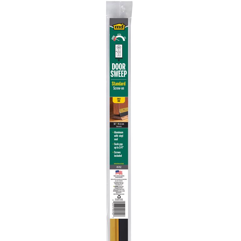 SWEEP DOOR GOLD 36"