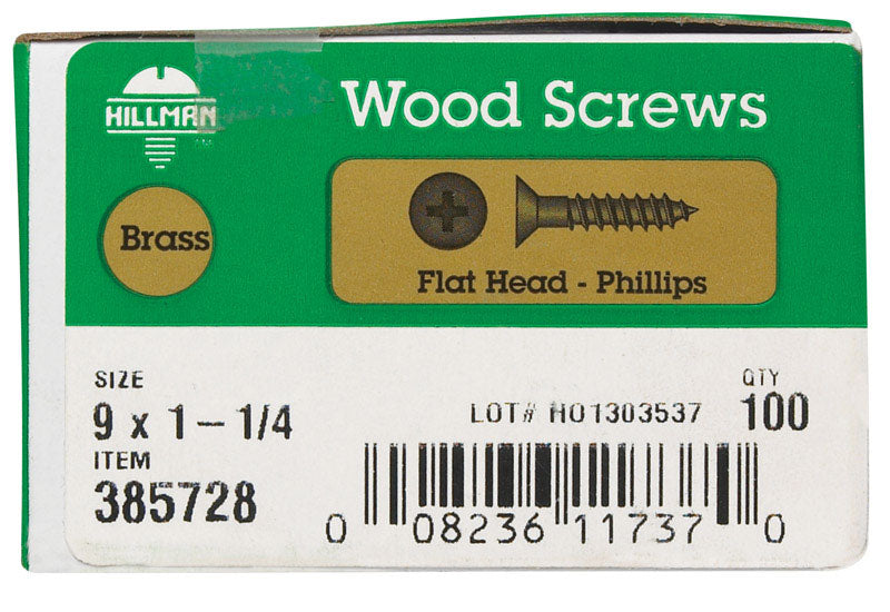 SCREW FH PH BR9X1.25 100