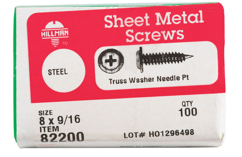 SCREW TR WSH NDLPT8X9/16
