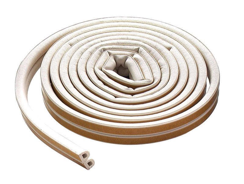 WEATHERSTRIP "D" 17' WHT
