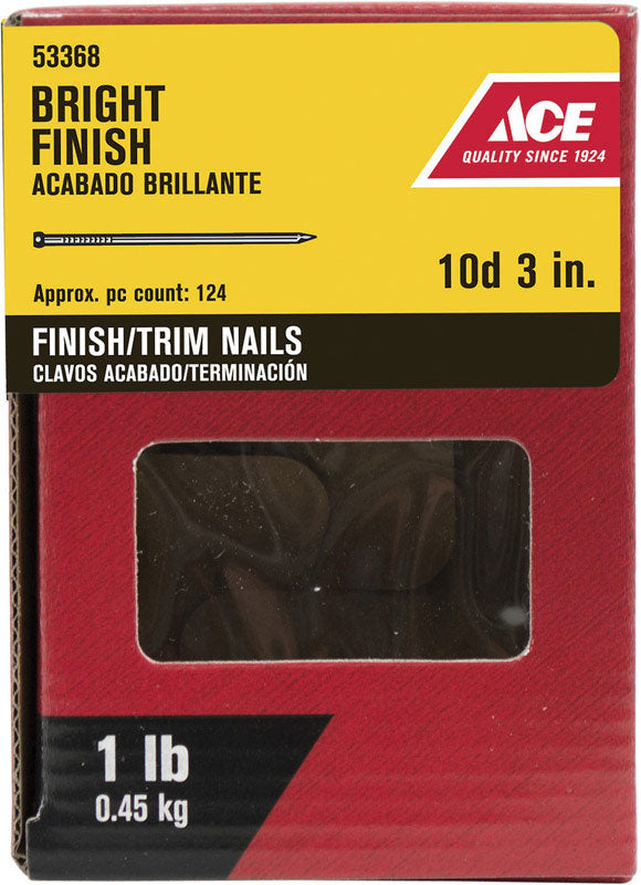 ACE FINISH NAIL10D 3" 1#