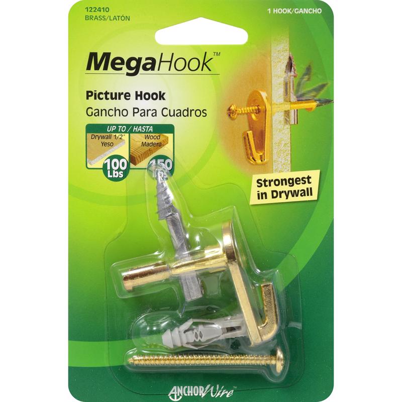 MEGA HOOK 100LB BRS