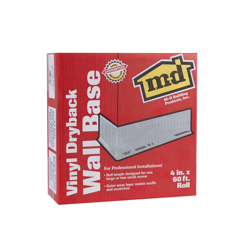 VINYL WALL BASE4"X60'BRN
