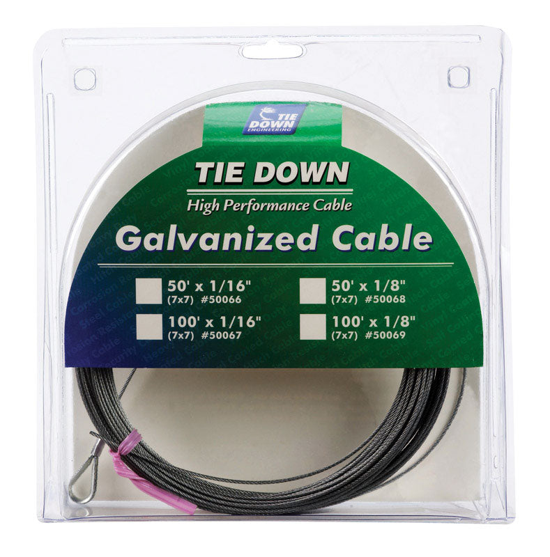 PRE-CUT CABLE100'GAL1/16