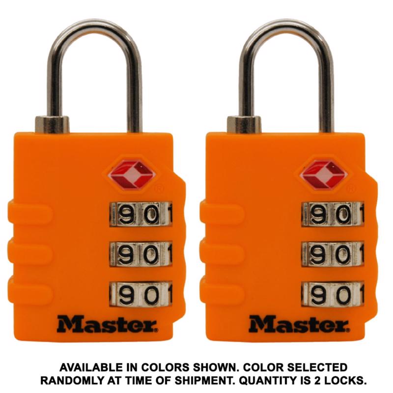 LUGGAGE LOCK 1-3/8" 2PK