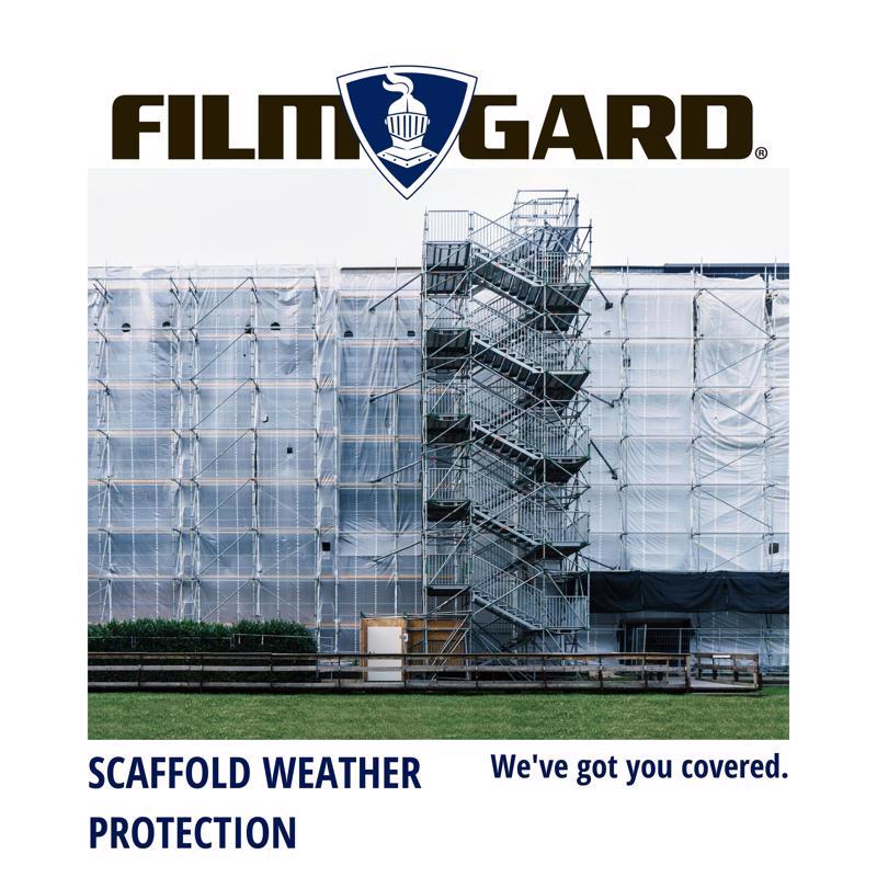 Film-Gard Plastic Sheeting 6 mil X 16 ft. W X 100 ft. L Polyethylene Clear 1 pk