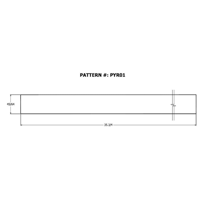 Alexandria Moulding 35-3/4 in. W X 35-3/4 in. L X 3/4 in. Round Plywood