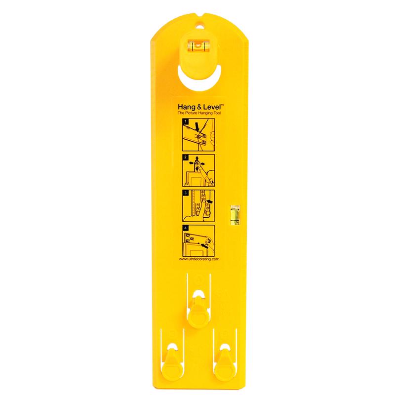 Hang and Level Yellow Hang and Level Picture Hanger 10 lb 1 each