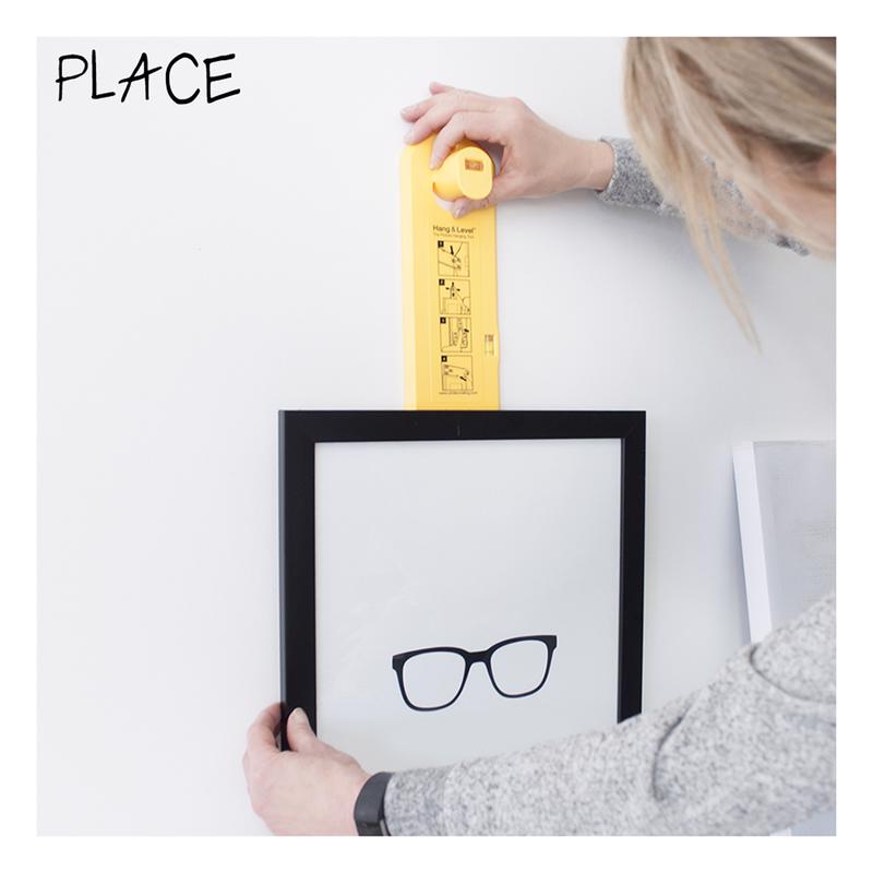 Hang and Level Yellow Hang and Level Picture Hanger 10 lb 1 each