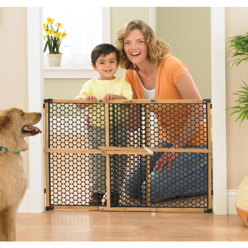 Safety 1st Multicolored 24 in. H X 28-42 in. W Wood Child Safety Gate