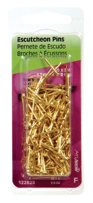 ESCUTCHEON PIN3/4"X18BRS