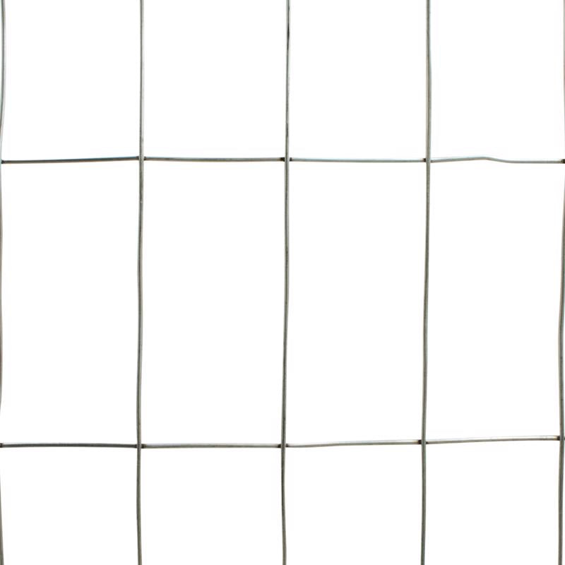 IronRidge 24 in. H X 25 ft. L Galvanized Steel Welded Wire Fence 1 in.