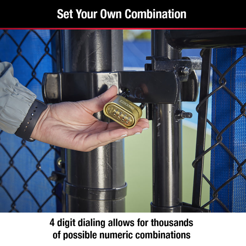 Master Lock 2-9/10 in. H X 1 in. W X 2 in. L Steel Double Locking Padlock