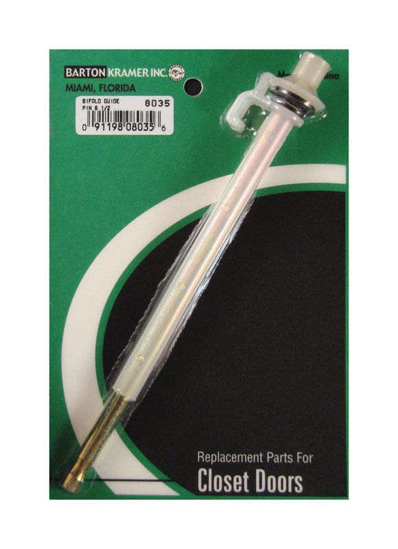 Barton Kramer White Steel Bi-Fold Door Guide Rod 1 pk