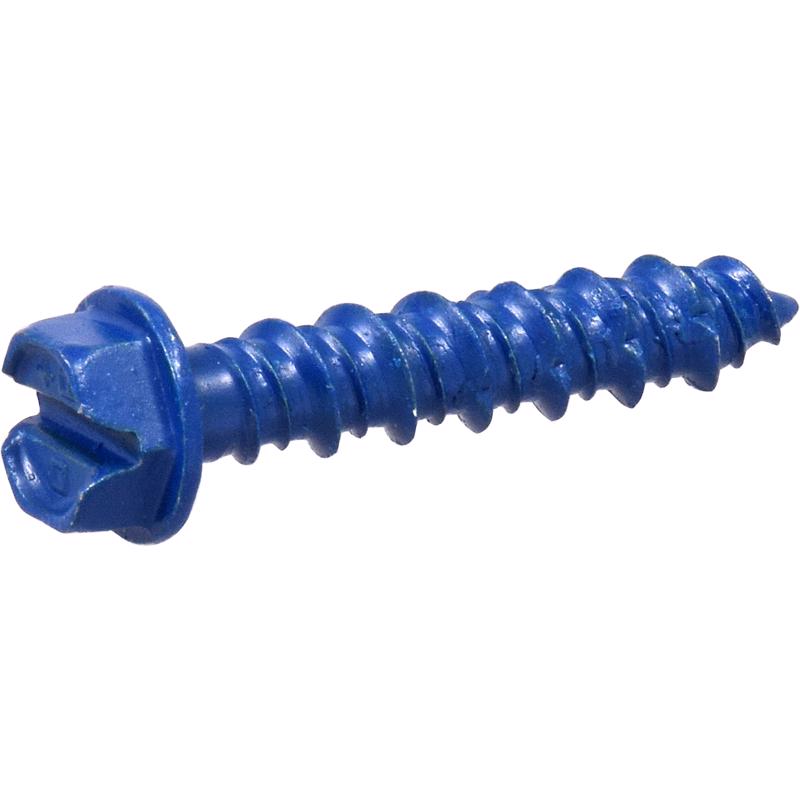 Hillman Tapper 1/4 in. D Steel Hex Head Concrete Screw Anchor 100 pk