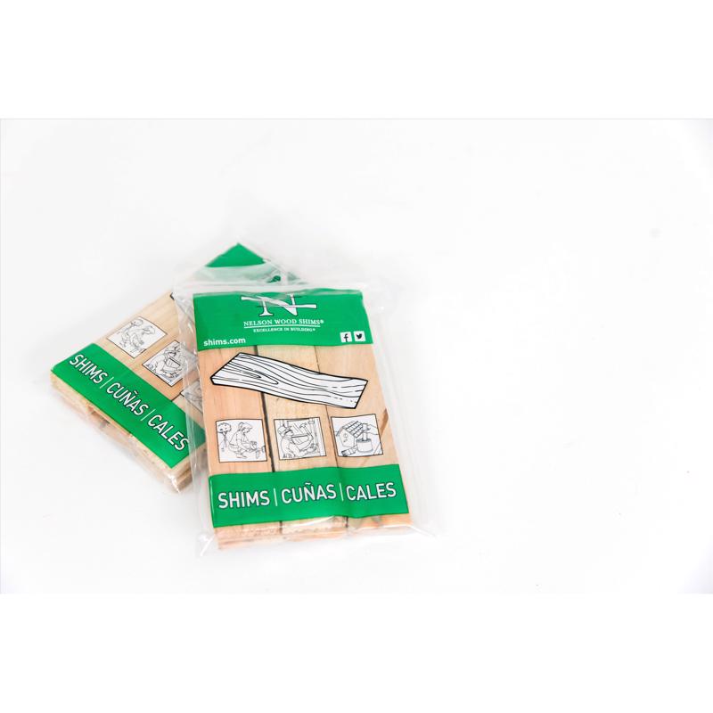 Nelson 1.5 in. W X 6 in. L Wood Shim 9 pk