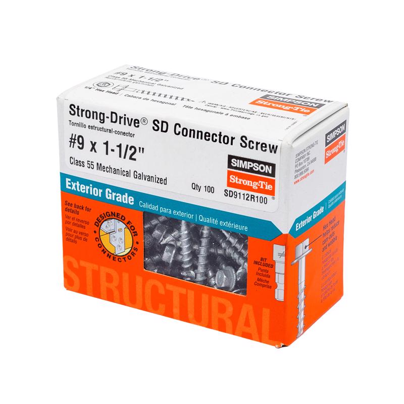 CONNECTOR SCREW #9X1.5"